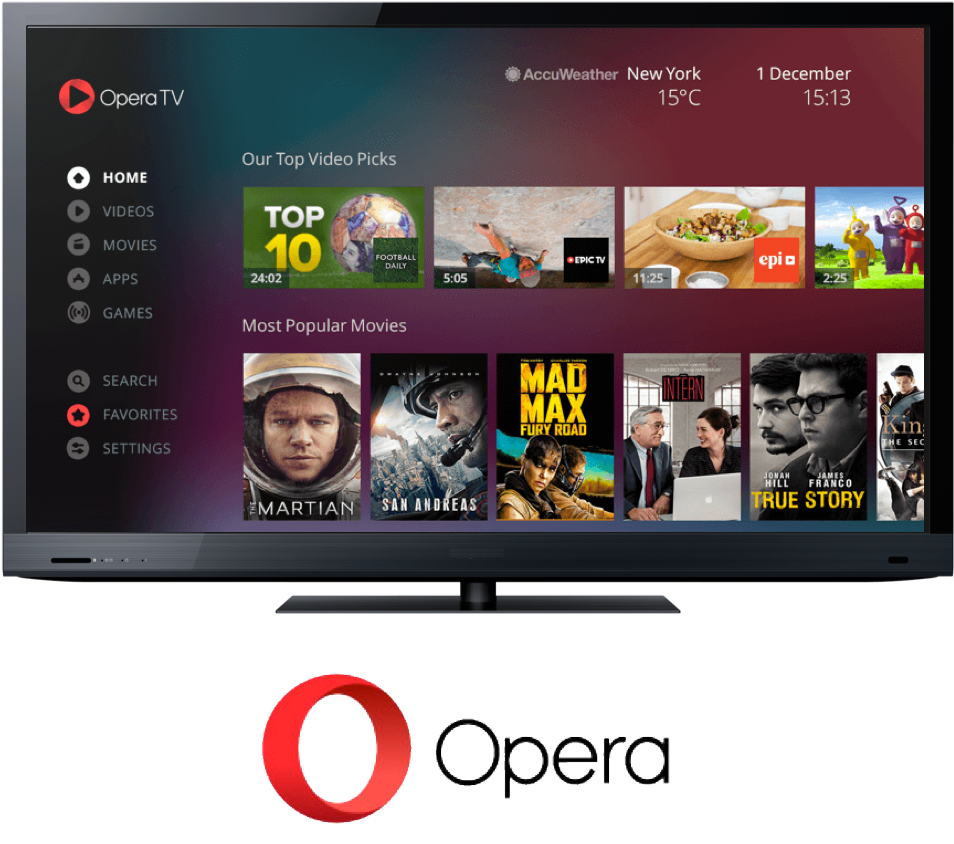 Opera TV OTT app development
