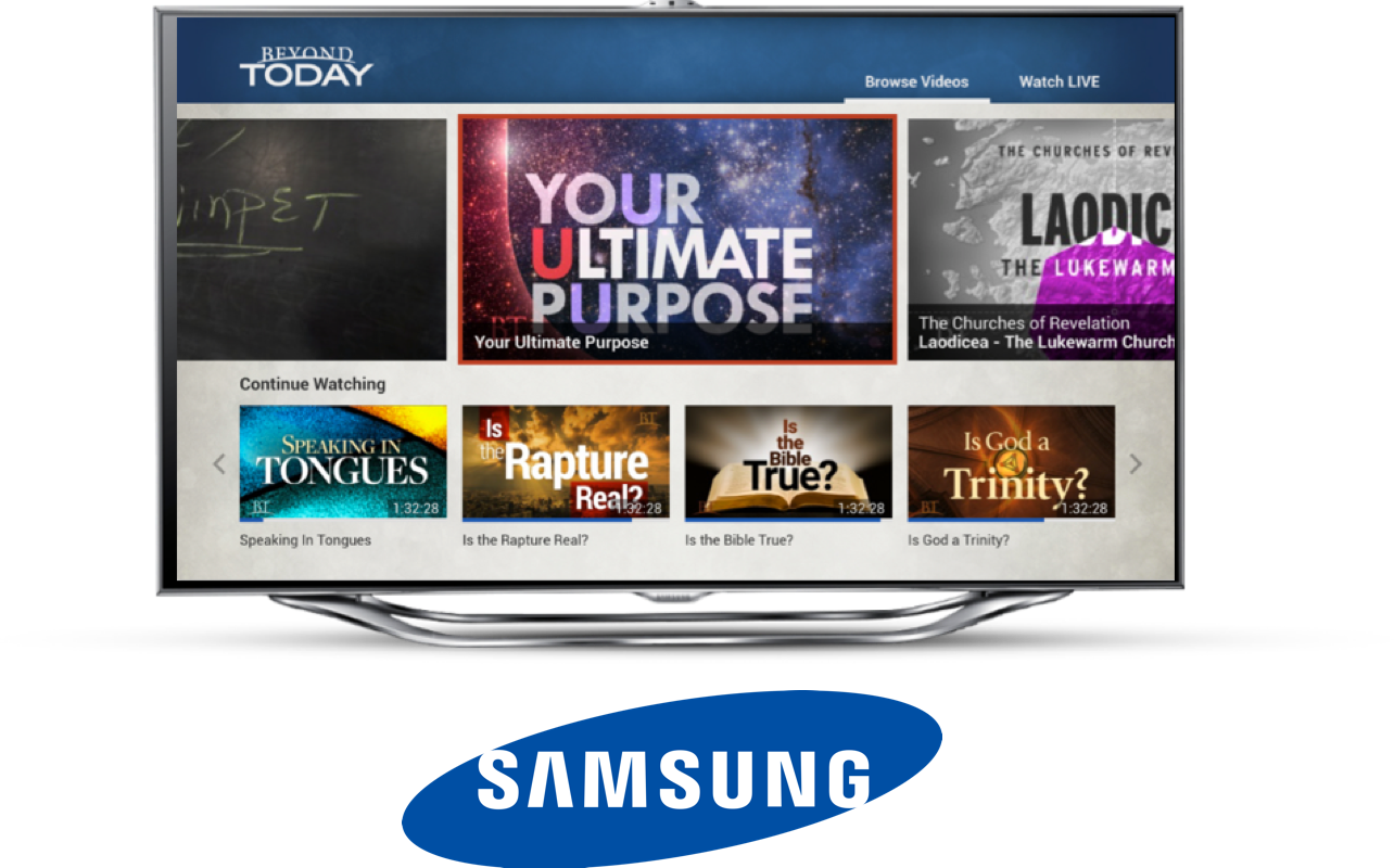Samsung TV OTT App Development